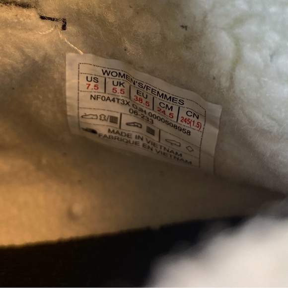 The North Face Women’s Sierra Mid Lace Waterproof Boots Size 7.5 New!! - Picture 10 of 11